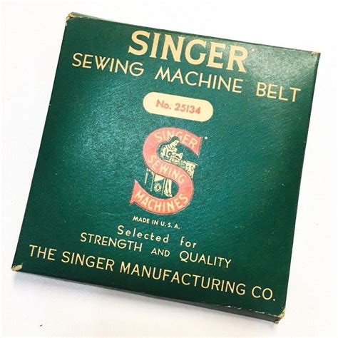 Vintage SINGER Treadle Pedal Sewing Machine Belt No. 25134 | eBay ...