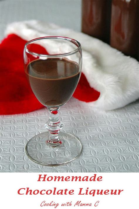 Homemade Chocolate Liqueur