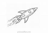 Rocket Ship Coloring Page  Free Printable Spaceship Sheet sketch template