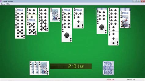 Spider solitaire set up - petlopers