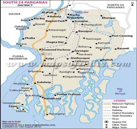 Map of South 24 Parganas and Mahestala. | Download Scientific Diagram