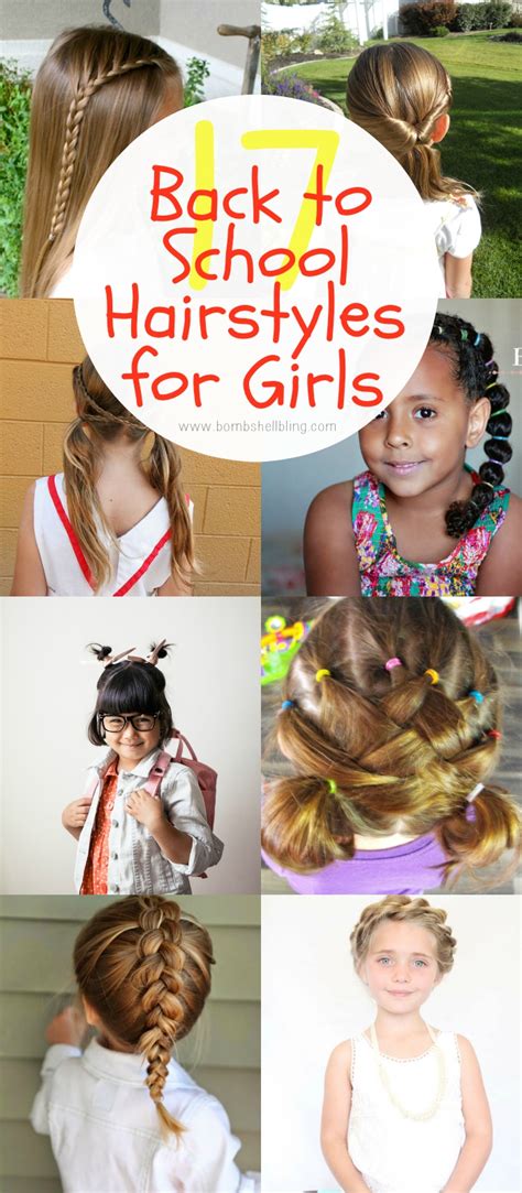 Hairstyles for Girls 17 Simple and Fun Back to School Ideas