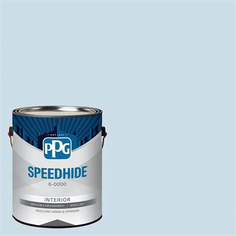 SPEEDHIDE 1 gal. PPG1239-2 Duck's Egg Blue Eggshell Interior Paint ...