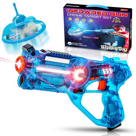 Buy Hip Hop Laser Tag Game with Flying Toy Drone Target, Infrared Lazer ...