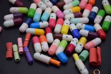 100pcs 20x6mm Mix Color Wish Pill Capsule With a Blank Paper - Etsy