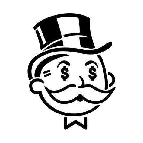 Monopoly Man Drawing | Free download on ClipArtMag