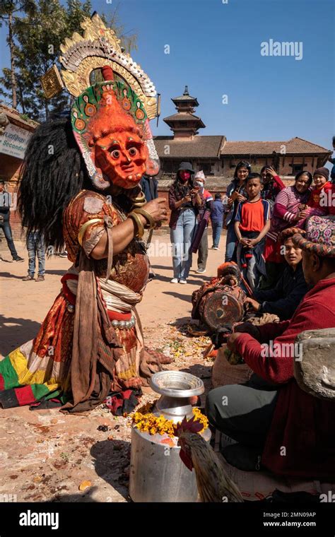 Nepal, Kathmandu Valley, the city of Bhaktapur listed as World Heritage ...