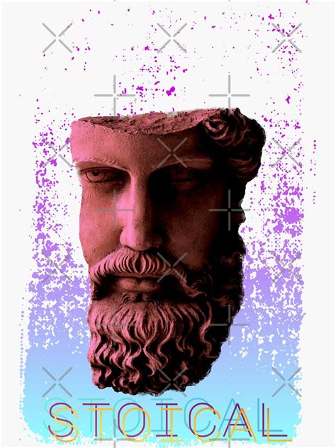 "Stoical Sculpture pop art collage" Sticker for Sale by kukumi | Redbubble