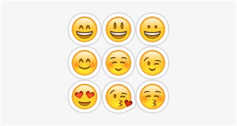 Emoji Stickers - Pack Emoji Sticker Png Transparent PNG - 375x375 - Free Download on NicePNG