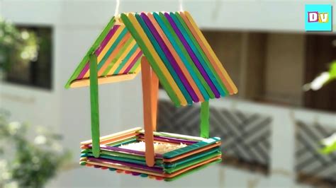 Popsicle Stick Bird Houses