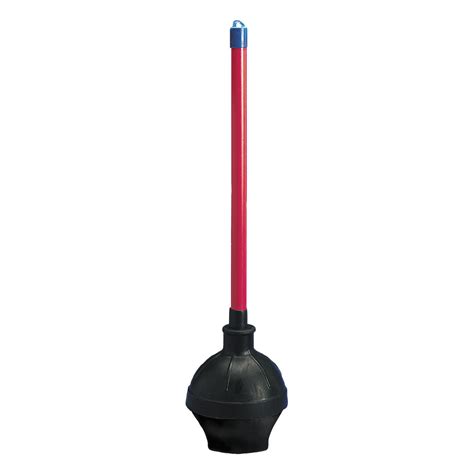 Industrial Toilet Plunger, 18", Red/Black | Plungers | Janitorial ...