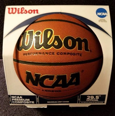 Wilson NCAA Legend Composite Basketball Official Size Indoor Outdoor ...