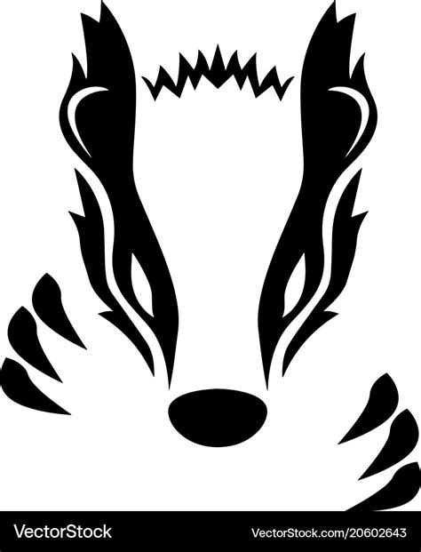 Badger Royalty Free Vector Image - VectorStock