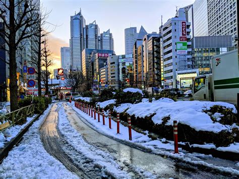 Tokyo in the snow | Tokyo, City pictures, Snow