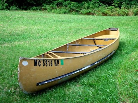 17' Grumman Aluminum “Square Stern” Canoe for sale from United States