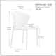 Upholstered Dining Chairs set of 4 with Metal Legs for Living Room - Bed Bath & Beyond - 40276011