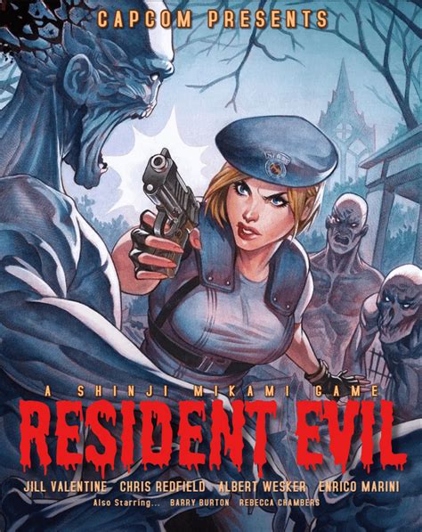 Resident Evil 1 B-Movie style poster (Artwork by Cottony) : r/residentevil