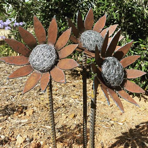 Metal Flowers Art, Sunflower, Steel Flower - Metal Garden |Melbourne