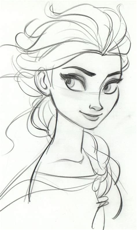 Pin on Frozen | Sketches, Disney character drawings, Disney drawings