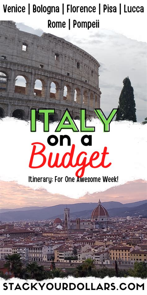 How To Travel Italy On A Budget in 2021 | Italy travel, Road trip fun ...