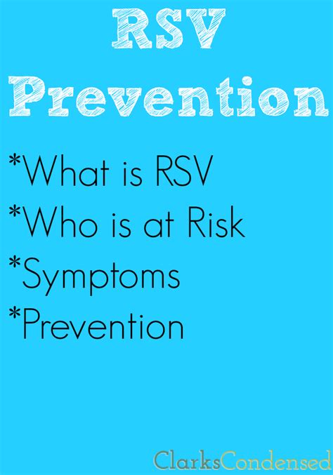 RSV Prevention Tips