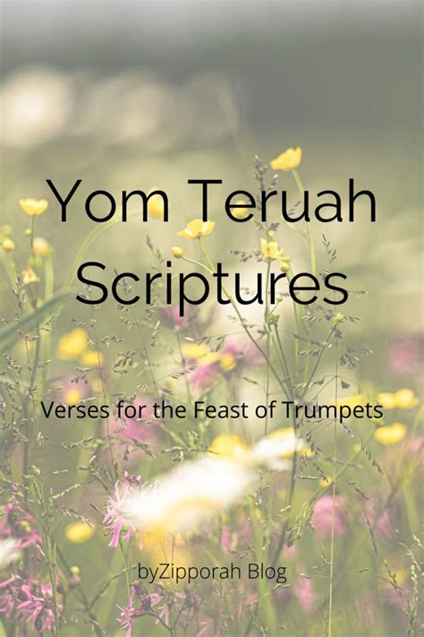 Scripture Reading for Yom Teruah | Yom teruah, Scripture reading, Feasts of the lord