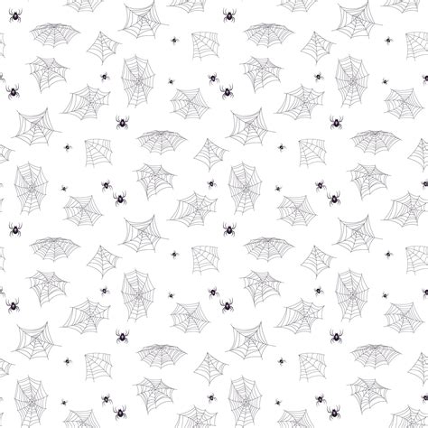 Premium Vector | Pattern with spider webs