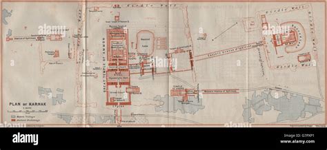 Karnak Temple Complex Map