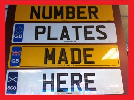 Uk Registration Number Plates - PELAJARAN