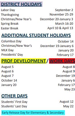 Cameron Co J J A E P - School District Instructional Calendar - Harlingen Cisd - 2019-2020