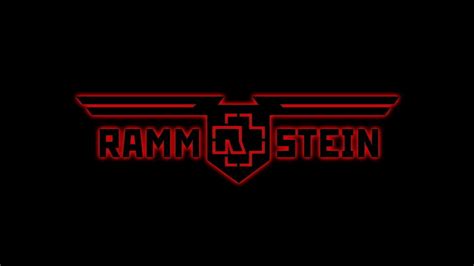 HD wallpaper: rammstein, red, illuminated, black background ...