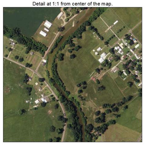 Aerial Photography Map of Livonia, LA Louisiana