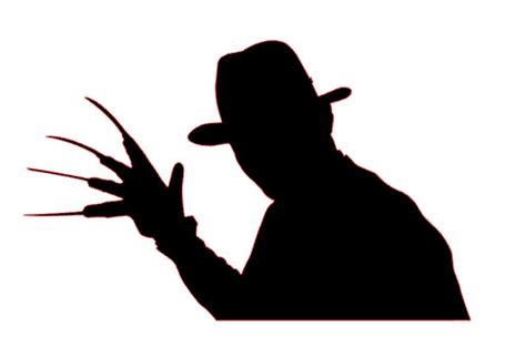 Nightmare on Elm Street Freddy Krueger Silhouette Vinyl Decal Sticker