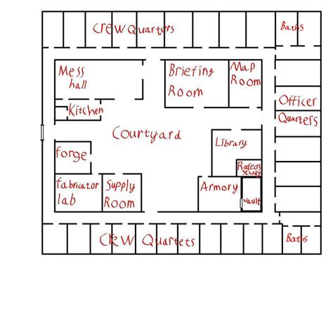 barracks floor plan by memantheguy on DeviantArt