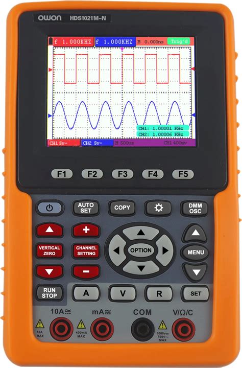 OWON Single Channel 3.5" LCD 20MHz Digital Storage Handheld Oscilloscope+multimeter HDS1021M N ...