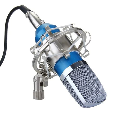 SCLS New Condenser Microphone 3.5mm BM 700 Studio Recording Mic + Shock ...