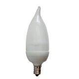 GE 2.2w Frosted LED Bulb Warm White 100Lm Candelabra lamp – BulbAmerica