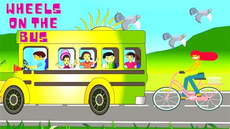 Wheels On The Bus Popular Nursery Rhyme For Kids Wheels On The Bus ...