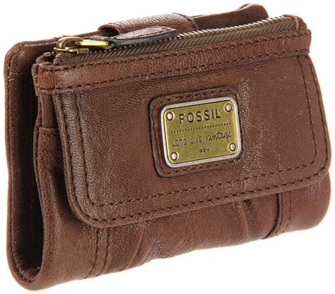 Fossil Emory Wallet in Brown (charcoal) | Lyst