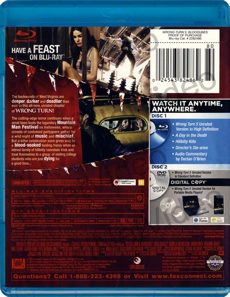 Wrong Turn 5 - Bloodlines (Unrated) (Blu-ray + DVD + Digital Copy) (Blu-ray) on BLU-RAY Movie