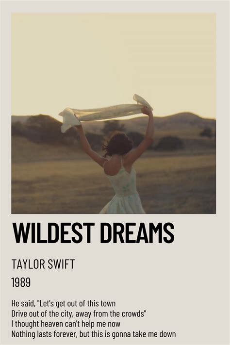 Wildest dreams taylor swift poster – Artofit