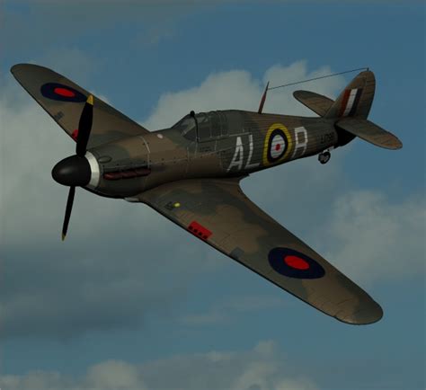 Hawker Hurricane ( UPDATE) - 3D Model - ShareCG