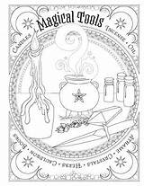 Witch Coloring Pages Printable Adult  sketch template