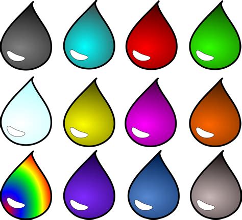 Clipart - Colored Water