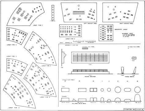 U.S.S. Enterprise Bridge Blueprints - Revised