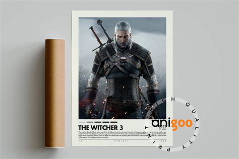 The Witcher 3 Poster Game Poster Gaming Room Decor Game | Etsy