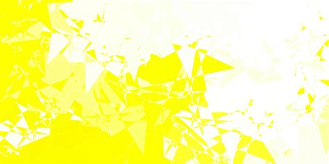 Light Yellow vector pattern with polygonal shapes. 15670306 Vector Art at Vecteezy