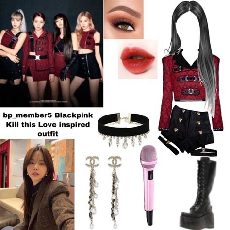 𝕭𝖑𝖆𝖈𝖐𝖕𝖎𝖓𝖐 on Instagram: “Blackpink 5th member Kill this love inspired outfit + Yerin’s Kill t ...