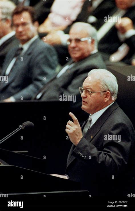 New German president Roman Herzog gives his inaugural speech in Berlin ...