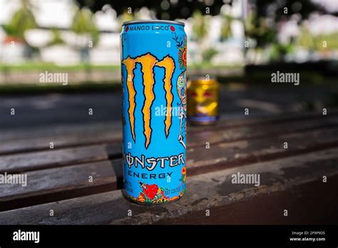 Monster Energy drink versus Redbull Stock Photo - Alamy